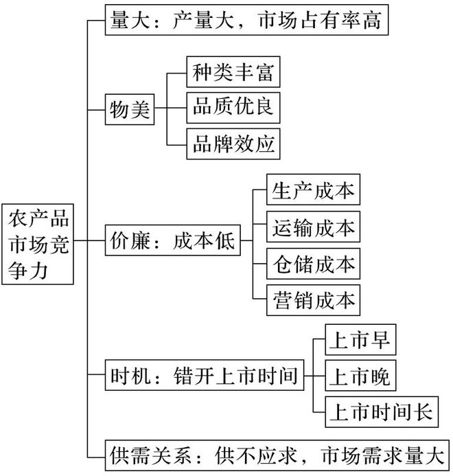 考地理 二轮微专题22 市场竞争力j9九游会俱乐部登录入口2025高(图9)